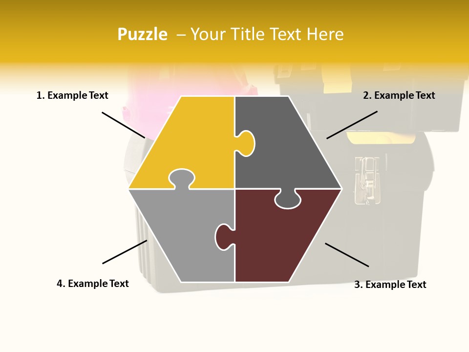 White Toolbox Tool PowerPoint Template