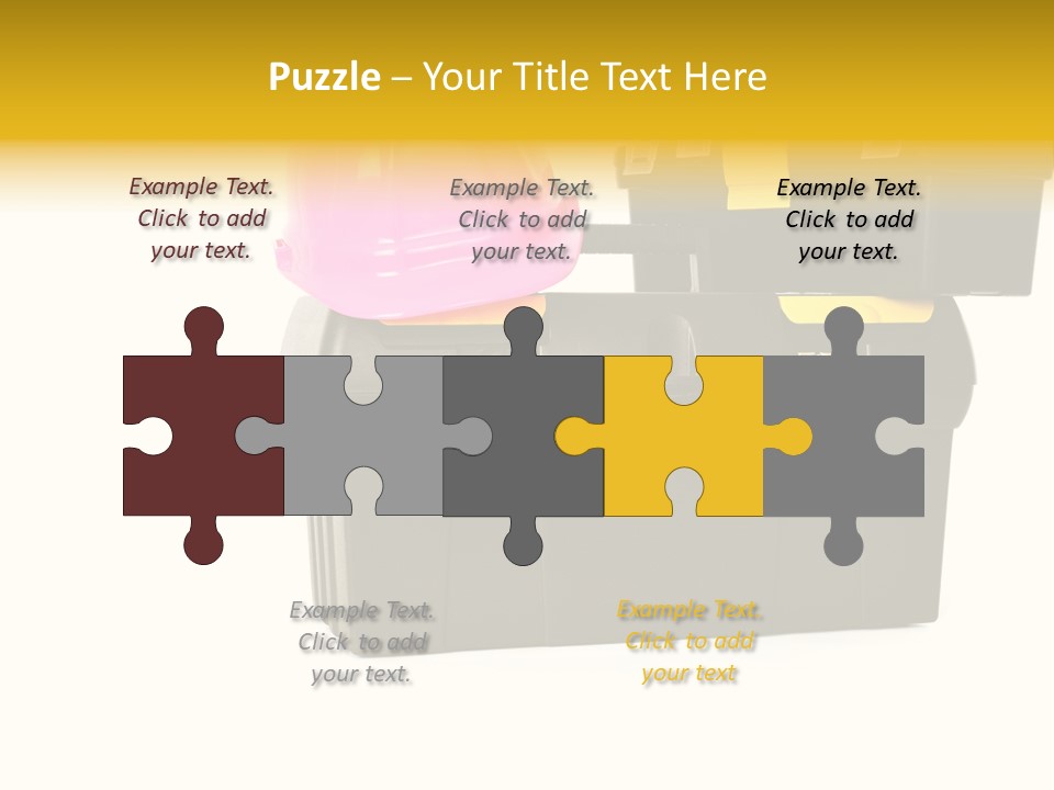 White Toolbox Tool PowerPoint Template
