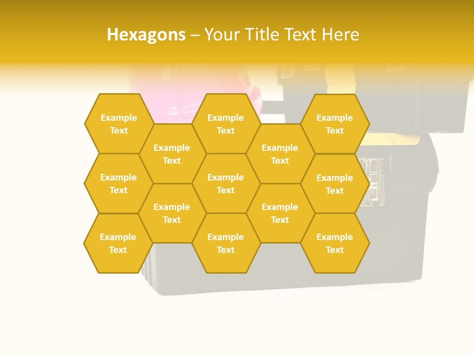 White Toolbox Tool PowerPoint Template