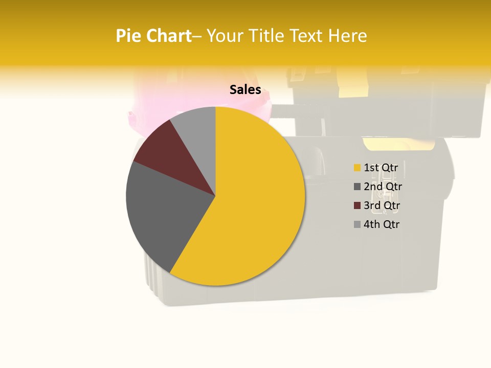 White Toolbox Tool PowerPoint Template