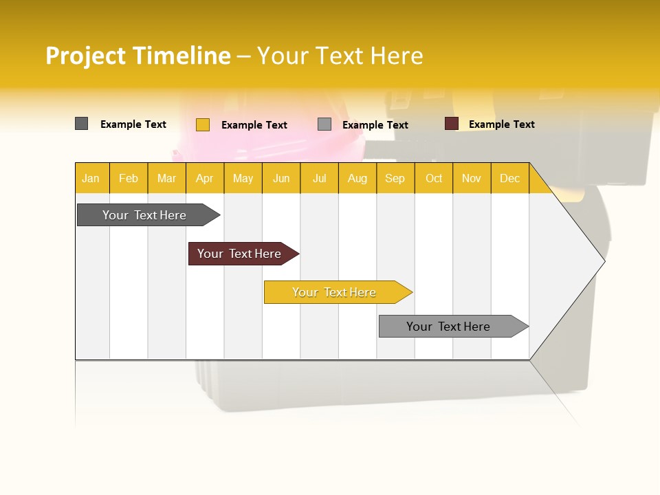 White Toolbox Tool PowerPoint Template