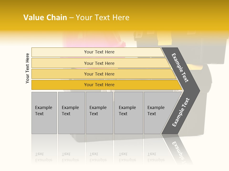 White Toolbox Tool PowerPoint Template