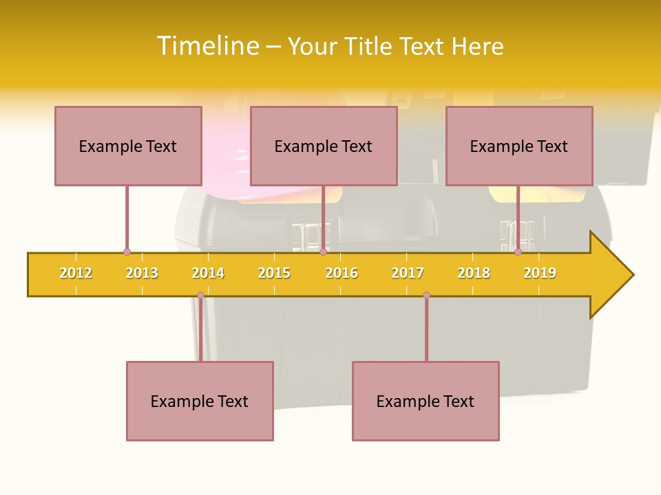 White Toolbox Tool PowerPoint Template
