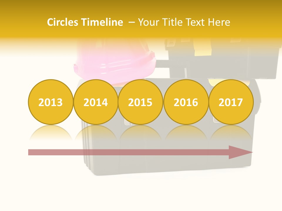 White Toolbox Tool PowerPoint Template
