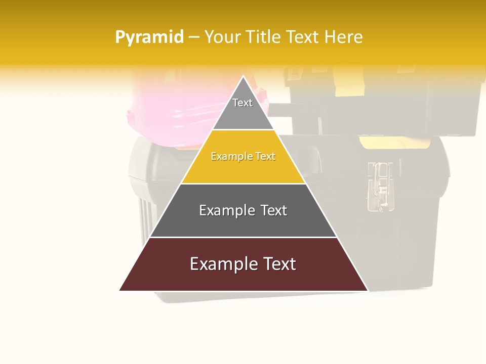 White Toolbox Tool PowerPoint Template