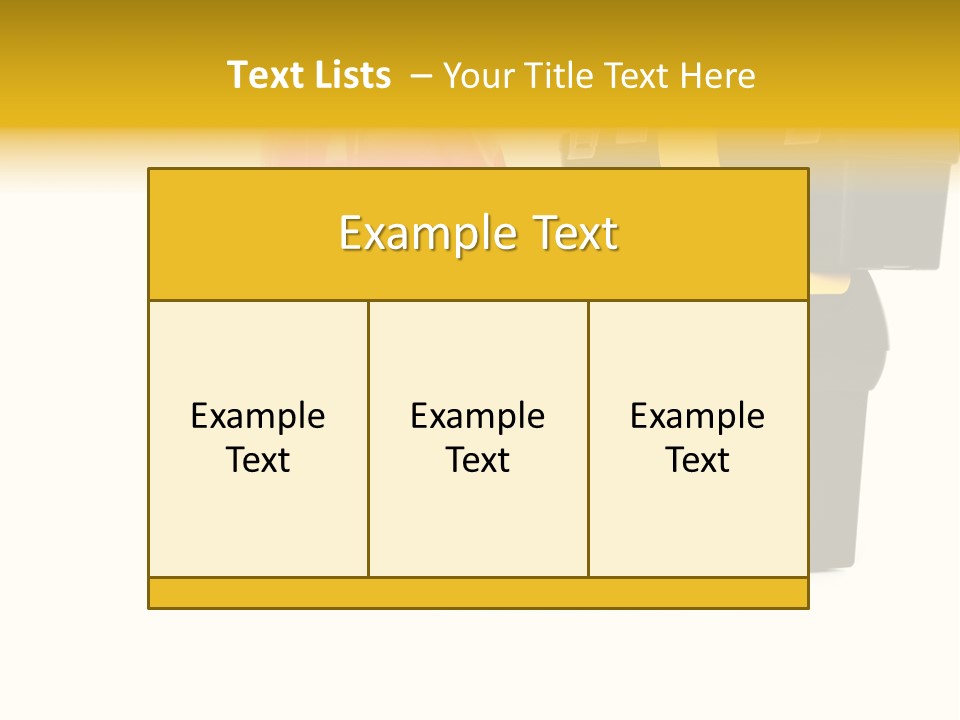 White Toolbox Tool PowerPoint Template
