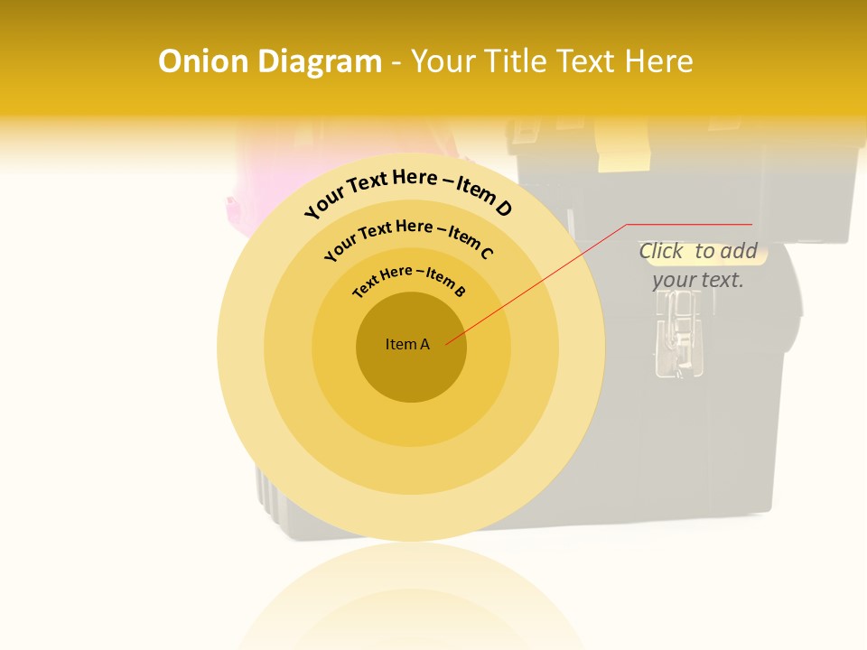 White Toolbox Tool PowerPoint Template