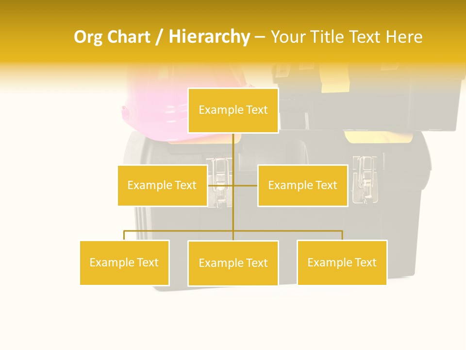 White Toolbox Tool PowerPoint Template