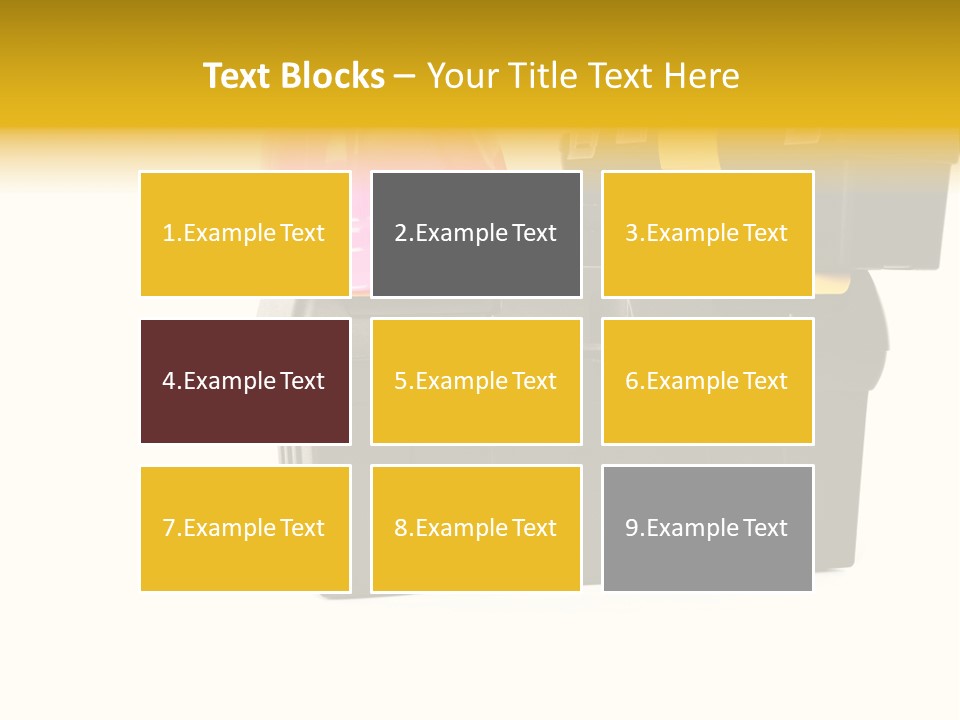 White Toolbox Tool PowerPoint Template