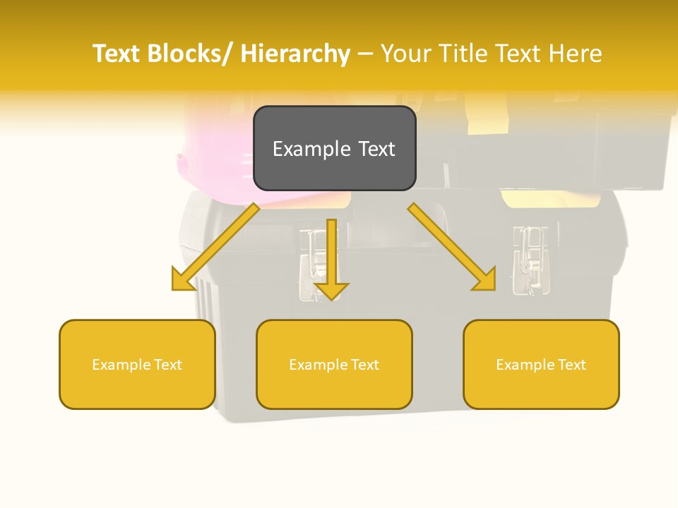 White Toolbox Tool PowerPoint Template