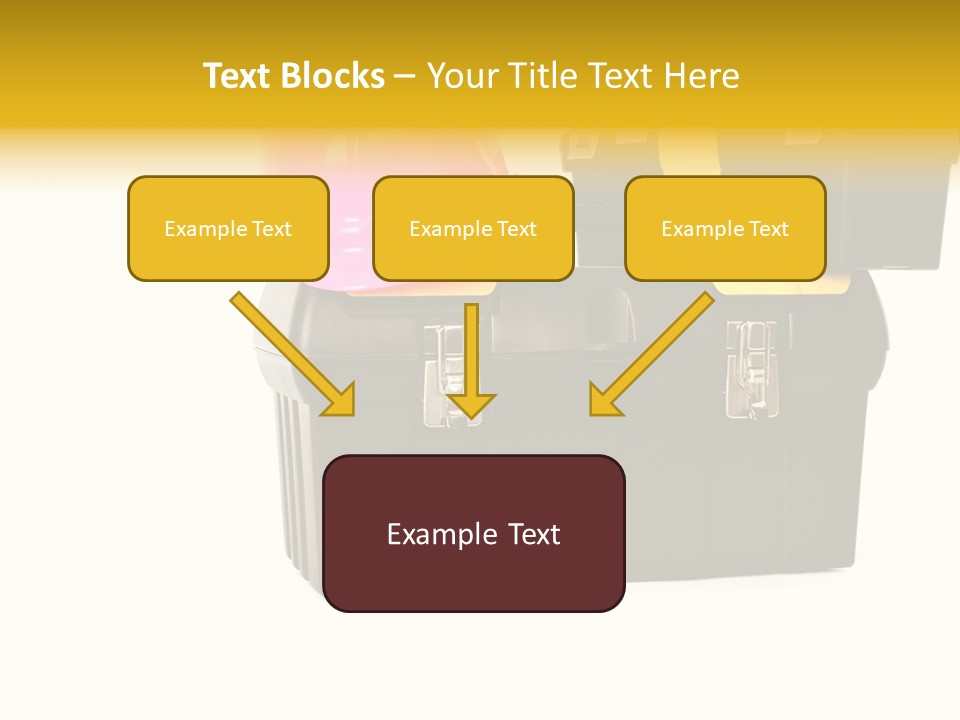White Toolbox Tool PowerPoint Template