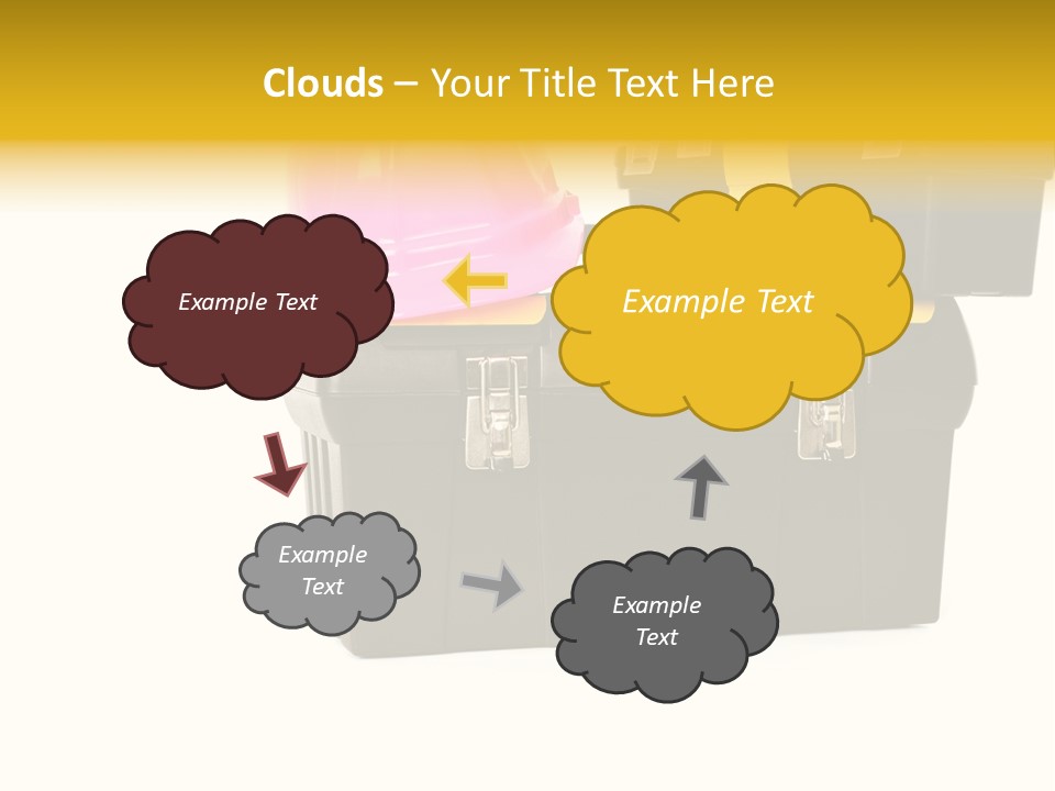 White Toolbox Tool PowerPoint Template
