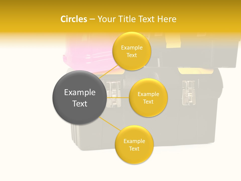 White Toolbox Tool PowerPoint Template