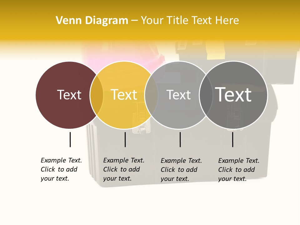 White Toolbox Tool PowerPoint Template