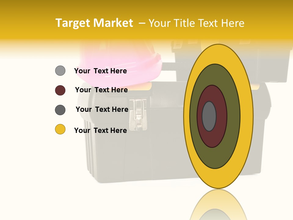 White Toolbox Tool PowerPoint Template