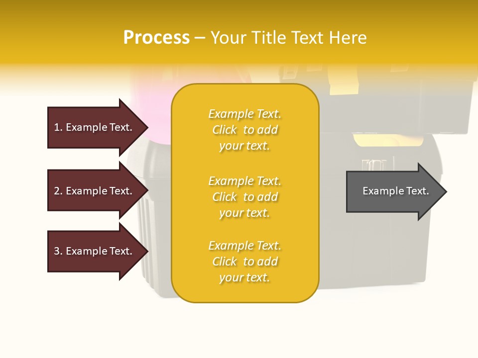 White Toolbox Tool PowerPoint Template