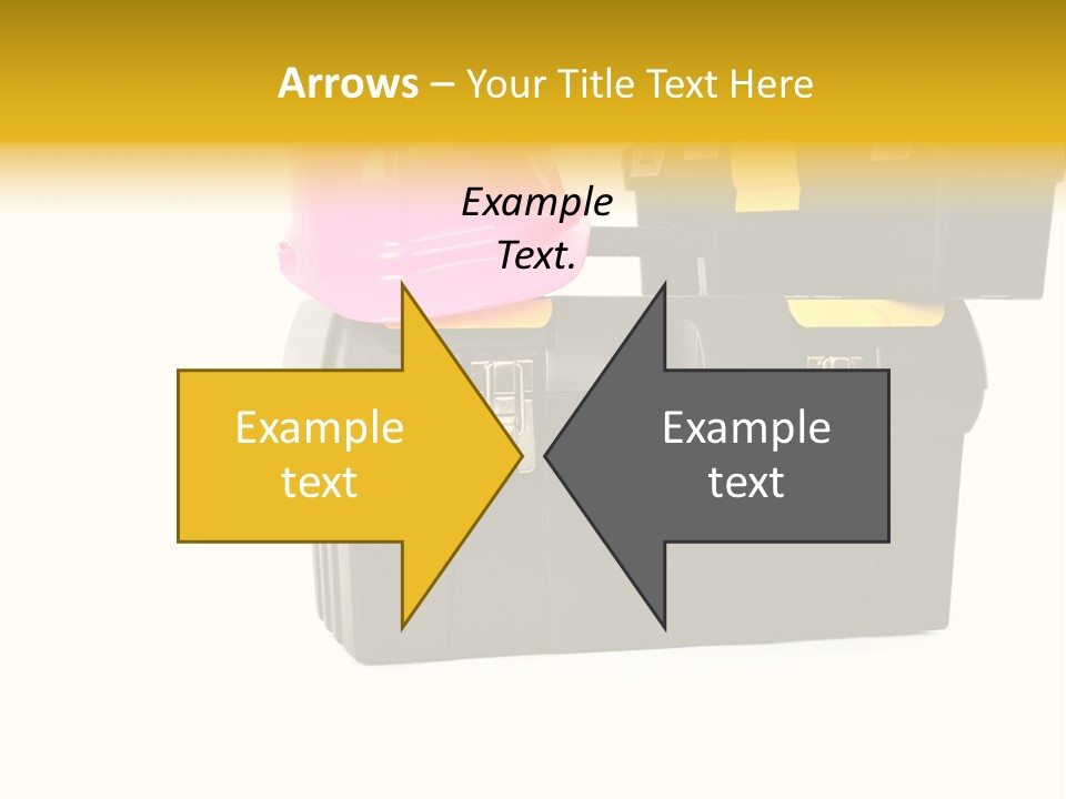 White Toolbox Tool PowerPoint Template