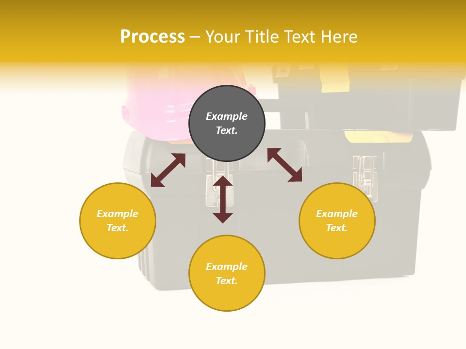 White Toolbox Tool PowerPoint Template