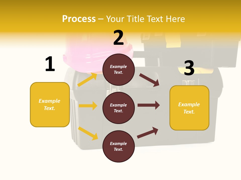 White Toolbox Tool PowerPoint Template