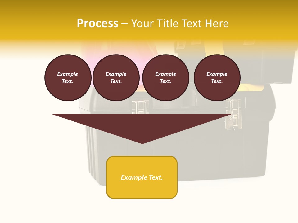White Toolbox Tool PowerPoint Template