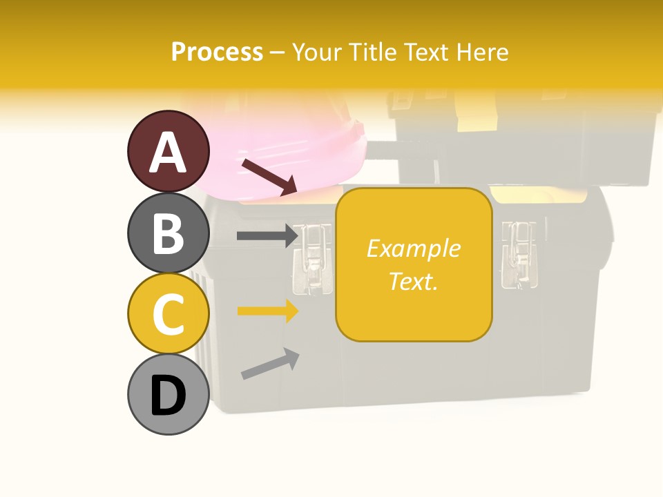 White Toolbox Tool PowerPoint Template