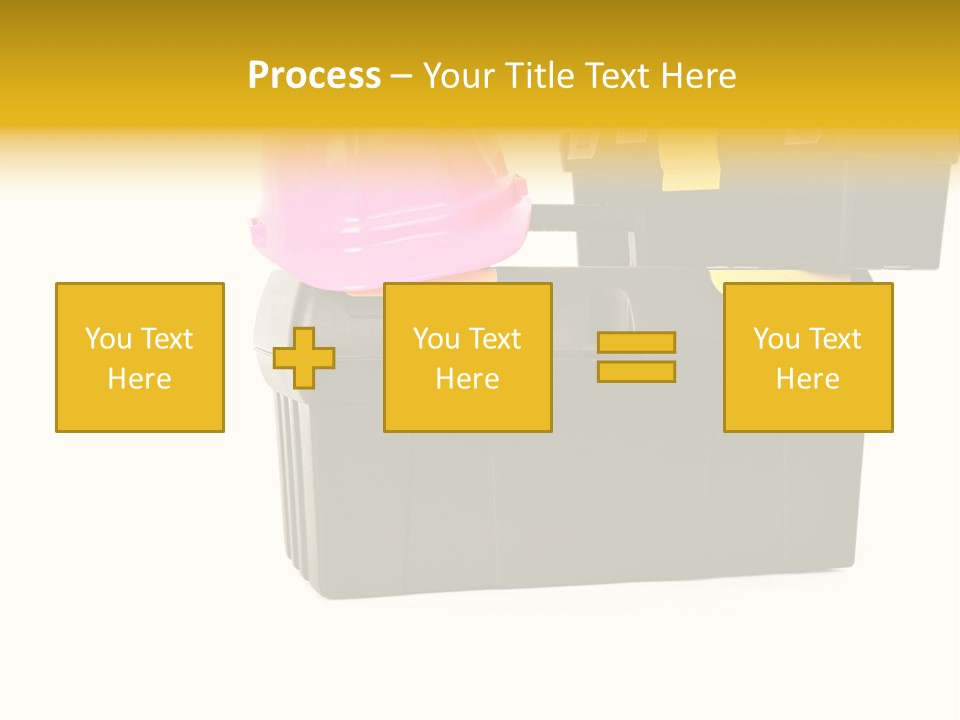 White Toolbox Tool PowerPoint Template