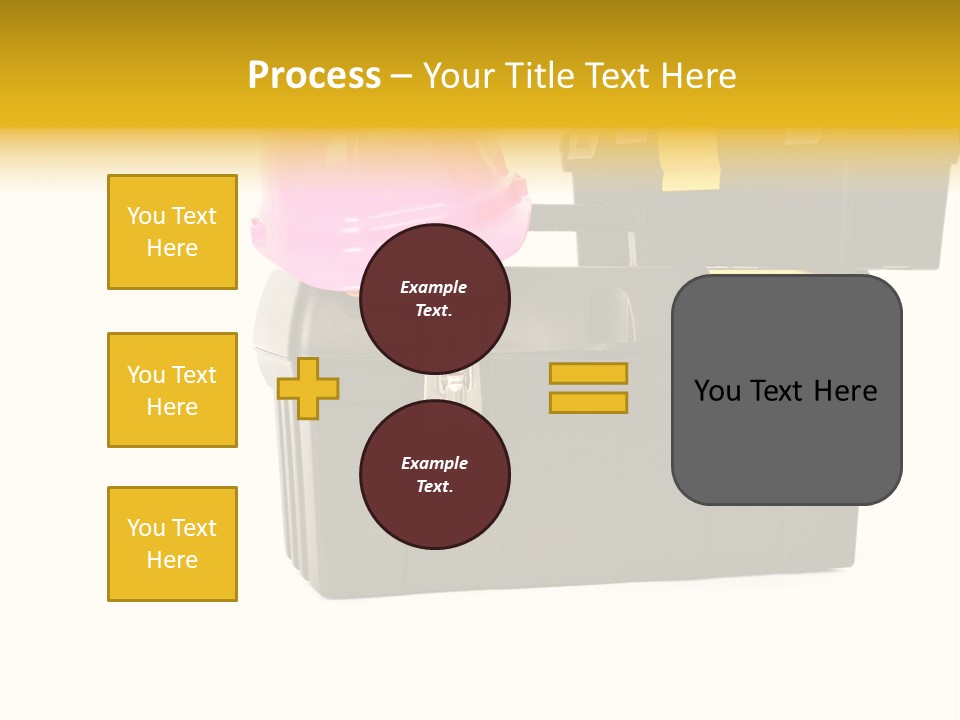 White Toolbox Tool PowerPoint Template