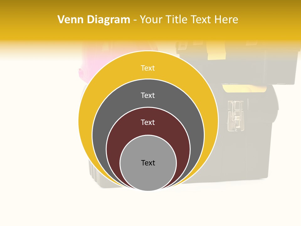 White Toolbox Tool PowerPoint Template