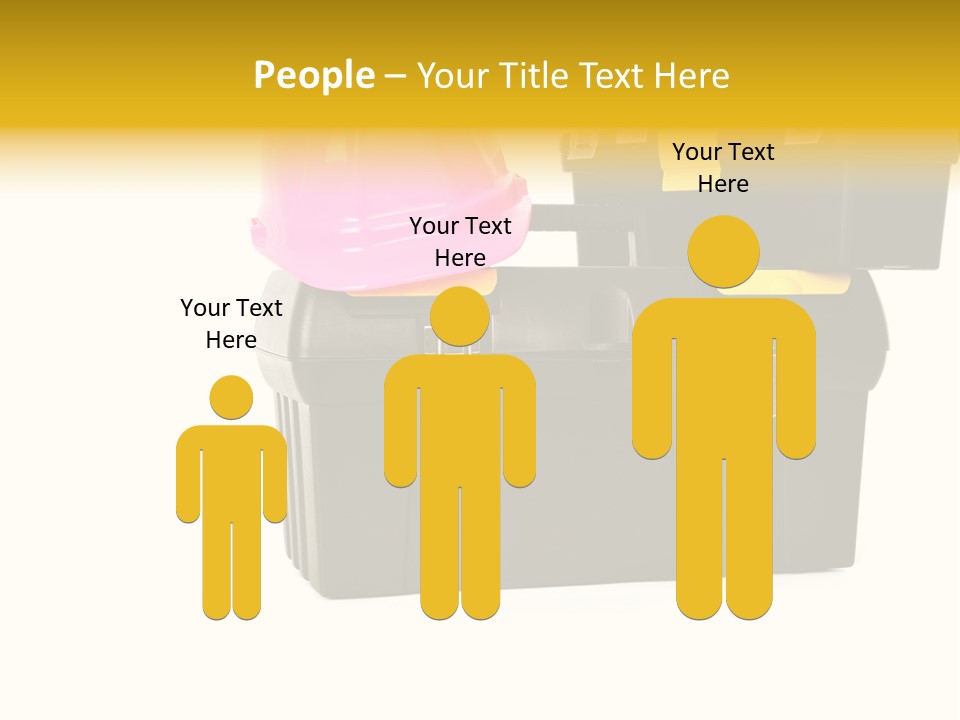 White Toolbox Tool PowerPoint Template