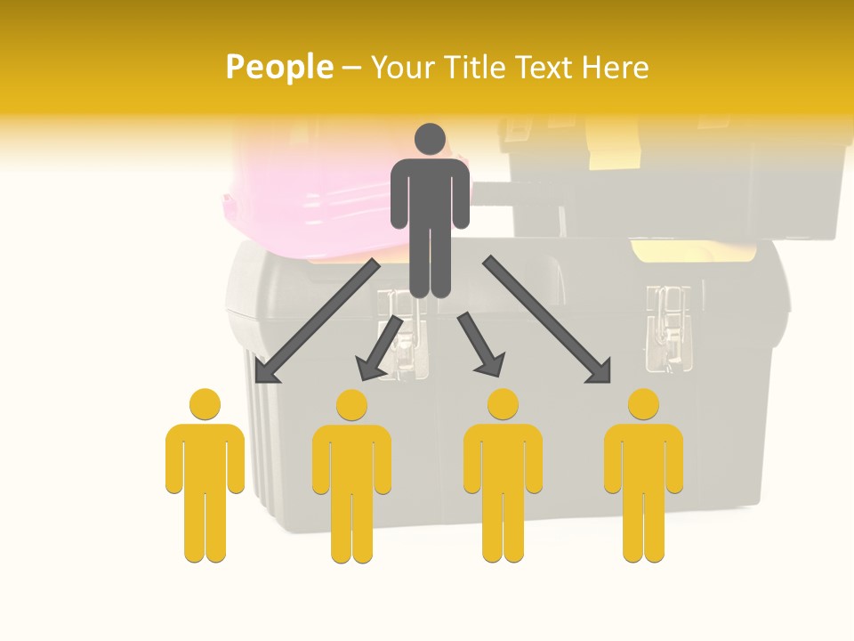 White Toolbox Tool PowerPoint Template