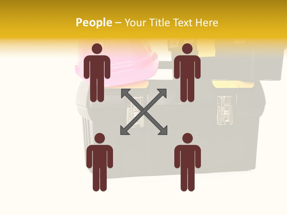 White Toolbox Tool PowerPoint Template