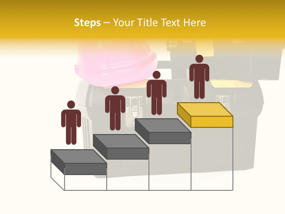 White Toolbox Tool PowerPoint Template