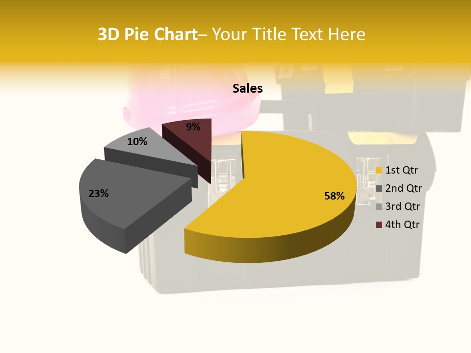 White Toolbox Tool PowerPoint Template
