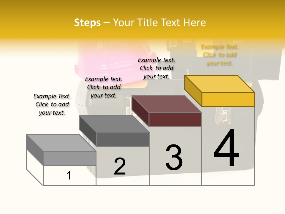 White Toolbox Tool PowerPoint Template