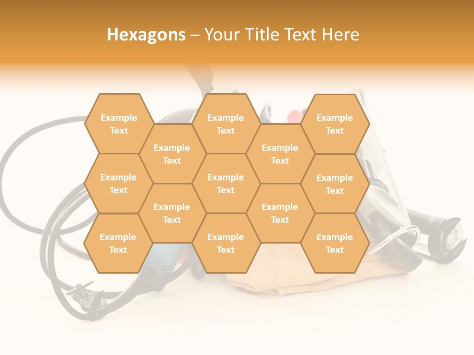 Yellow White Hammer PowerPoint Template