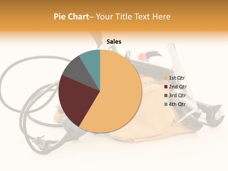 Yellow White Hammer PowerPoint Template
