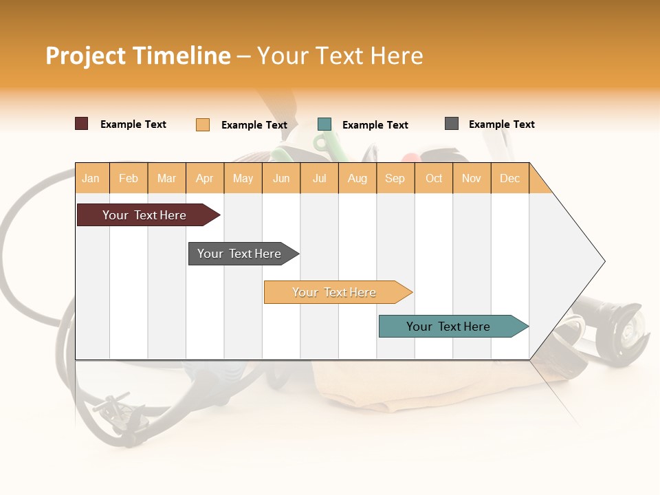 Yellow White Hammer PowerPoint Template