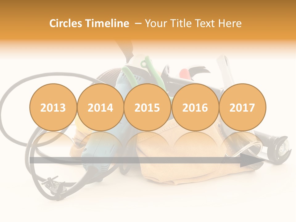 Yellow White Hammer PowerPoint Template