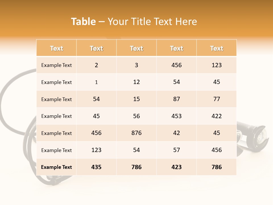 Yellow White Hammer PowerPoint Template