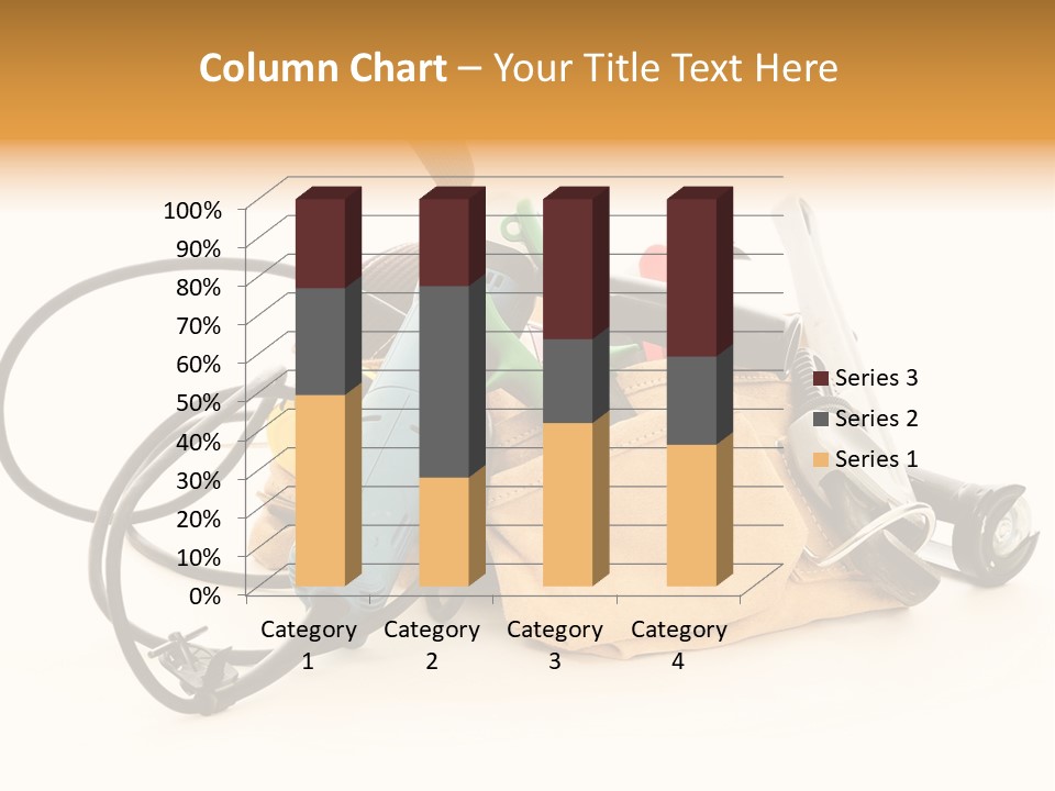 Yellow White Hammer PowerPoint Template