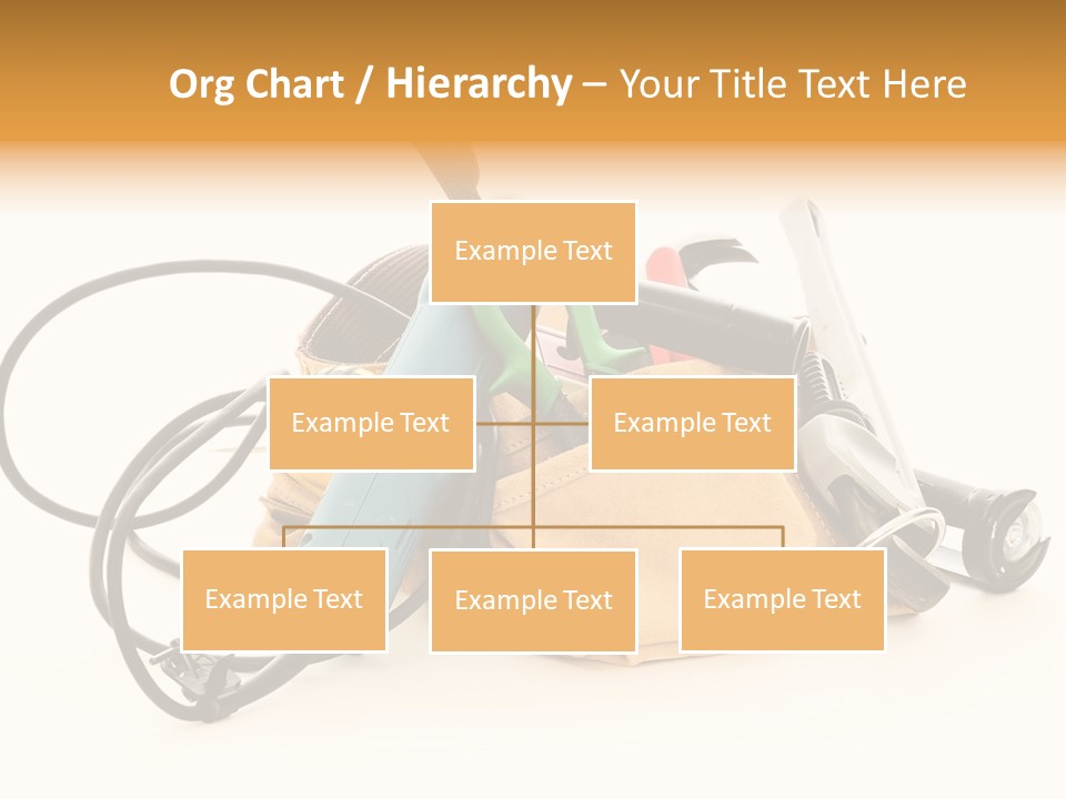 Yellow White Hammer PowerPoint Template