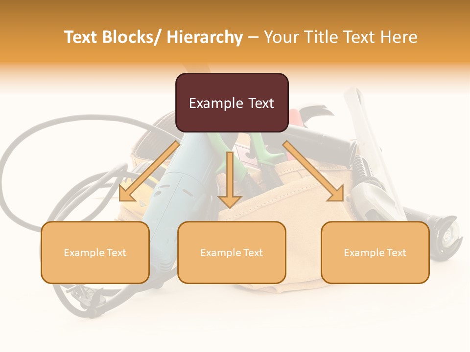 Yellow White Hammer PowerPoint Template