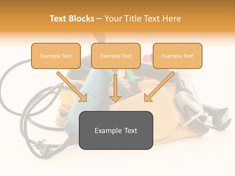 Yellow White Hammer PowerPoint Template