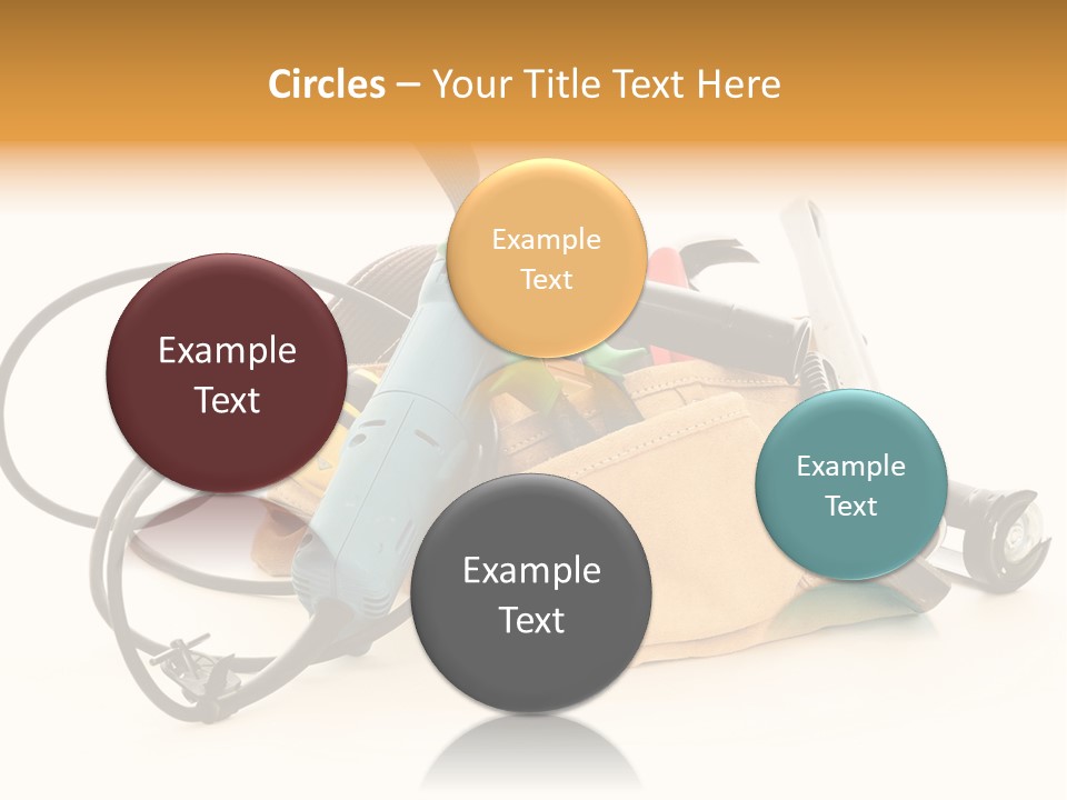 Yellow White Hammer PowerPoint Template