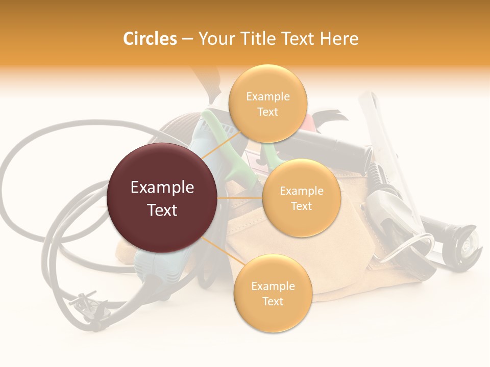 Yellow White Hammer PowerPoint Template