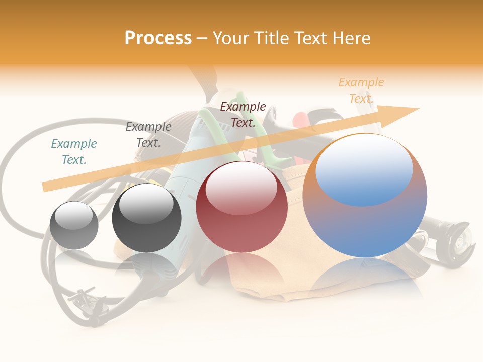 Yellow White Hammer PowerPoint Template