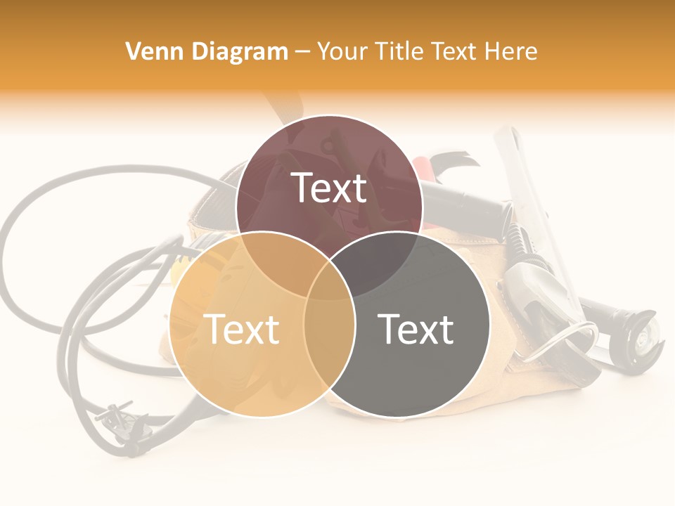 Yellow White Hammer PowerPoint Template