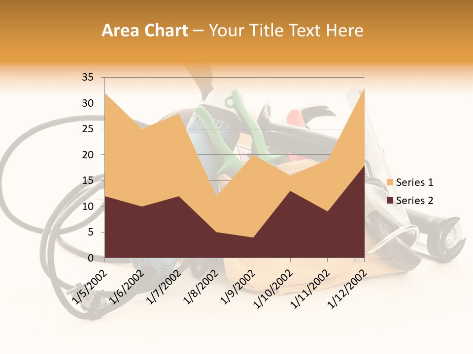 Yellow White Hammer PowerPoint Template