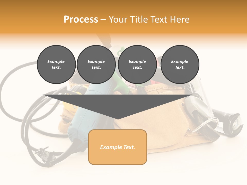 Yellow White Hammer PowerPoint Template