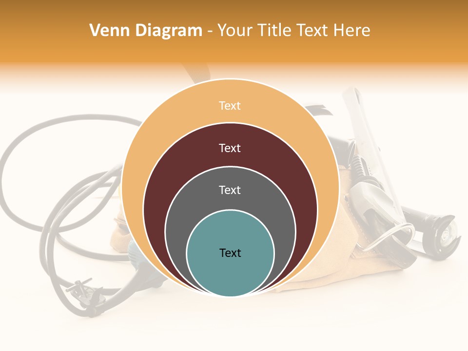 Yellow White Hammer PowerPoint Template